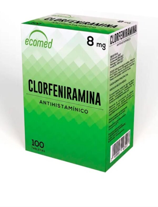 Clorfeniramina 8Mg Blister 10 Tabletas