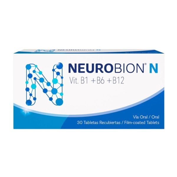 Neurobion N Caja 30 Tabletas Recubiertas