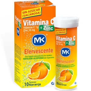 Vitamina C Naranja 10 Tabletas Efervescentes